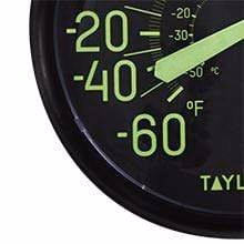 13.25" Outdoor Glow in the Dark Thermometer