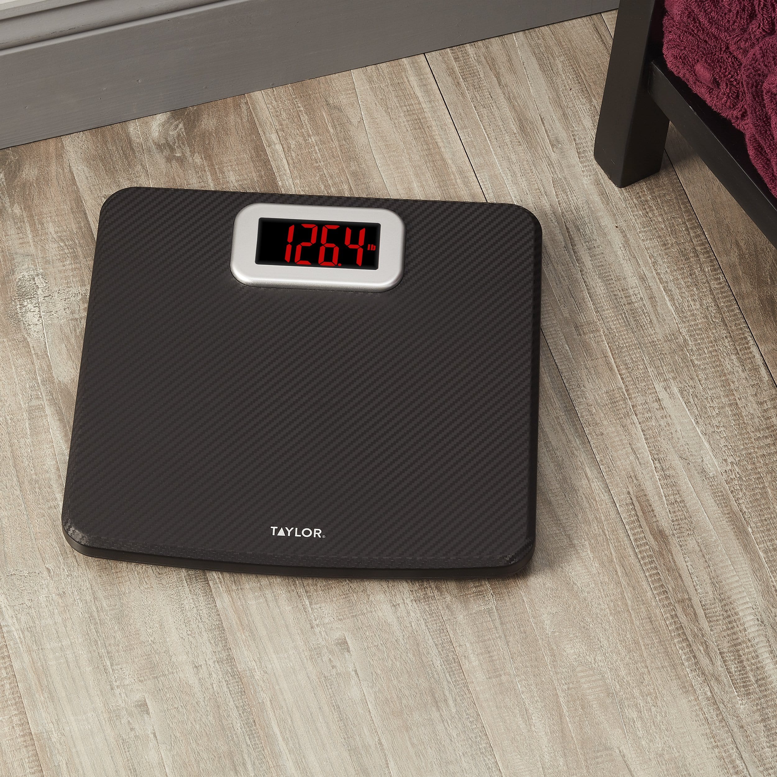 Carbon Fiber Digital Bathroom Scale