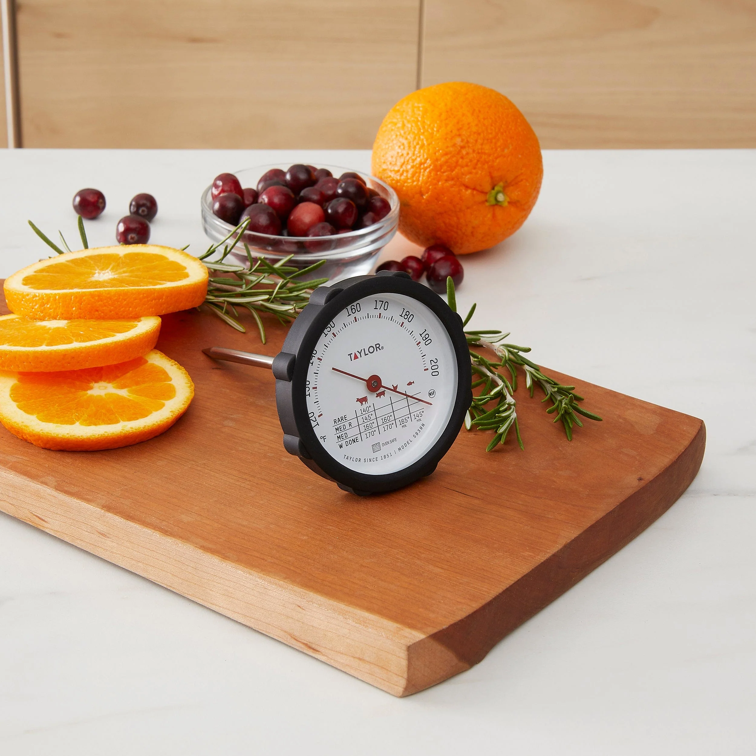 Leave-In Meat Thermometer with Silicone Grip