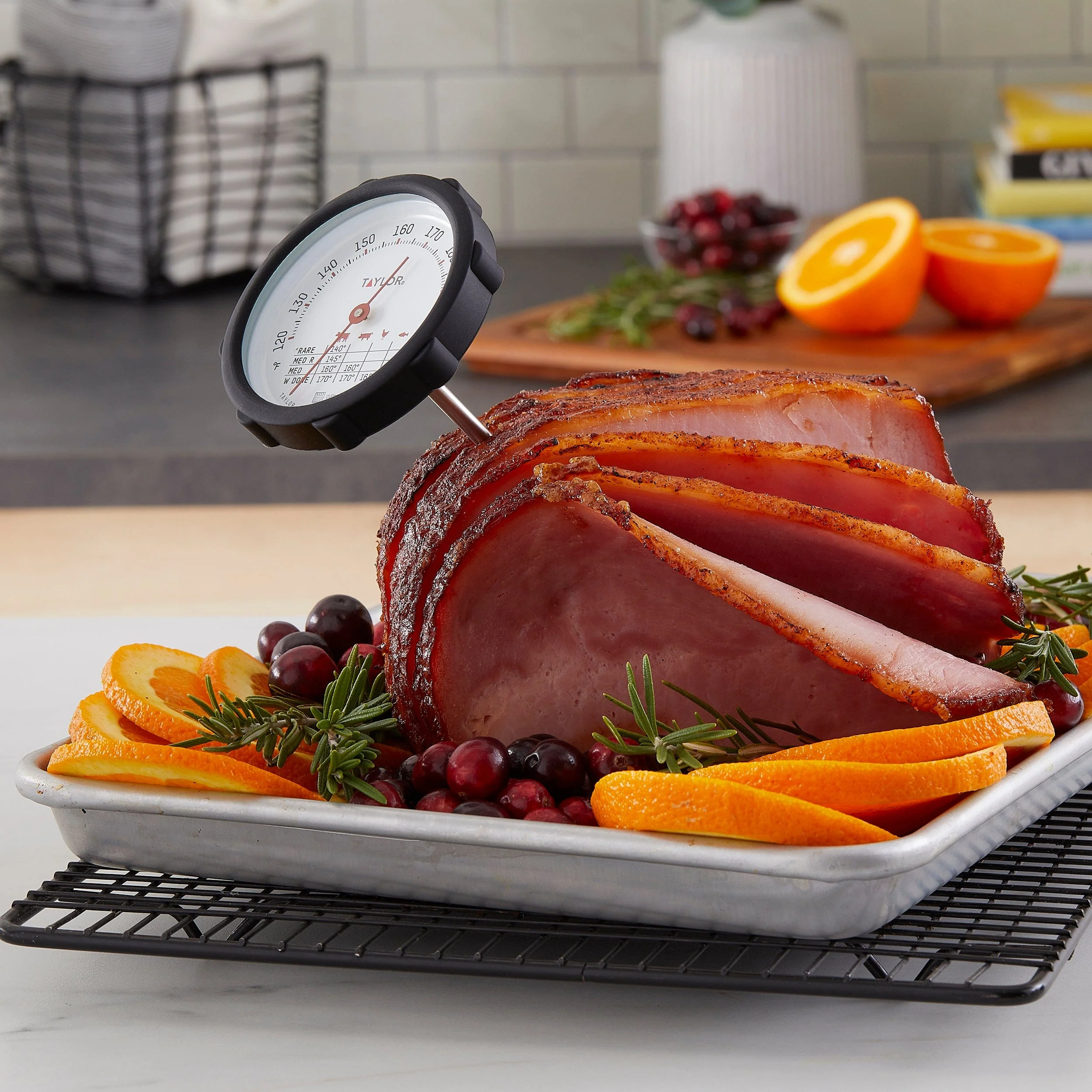 Leave-In Meat Thermometer with Silicone Grip 4 Leave-In Meat Thermometer with Silicone Grip
