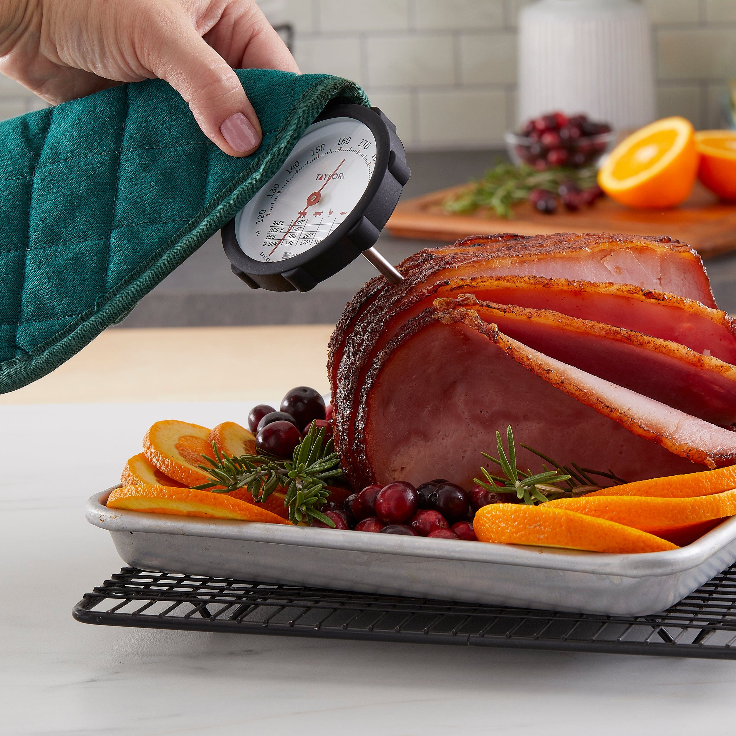Leave-In Meat Thermometer with Silicone Grip 5 Leave-In Meat Thermometer with Silicone Grip