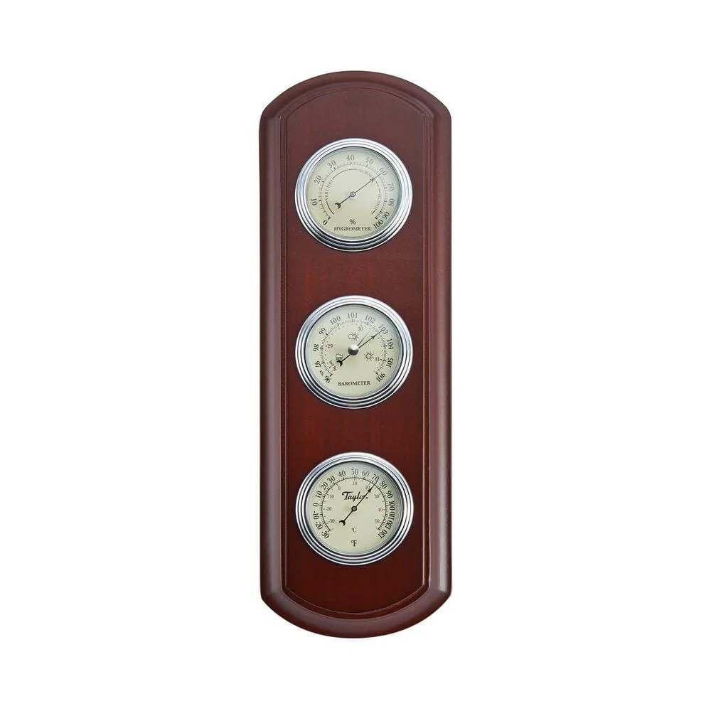 Traditional Wood Weather Station