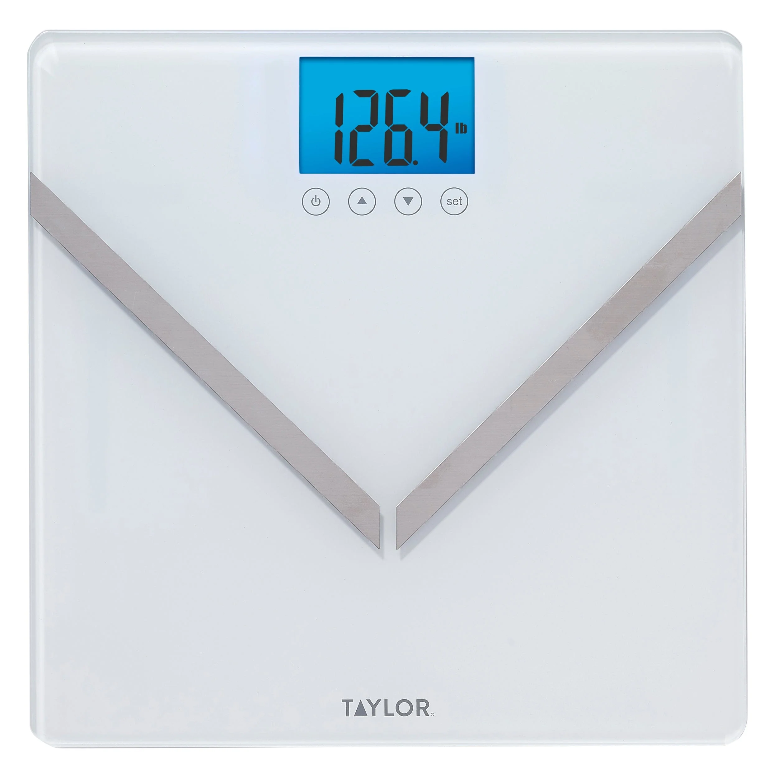 Body Composition Glass Scale with 8 User Recognition, White