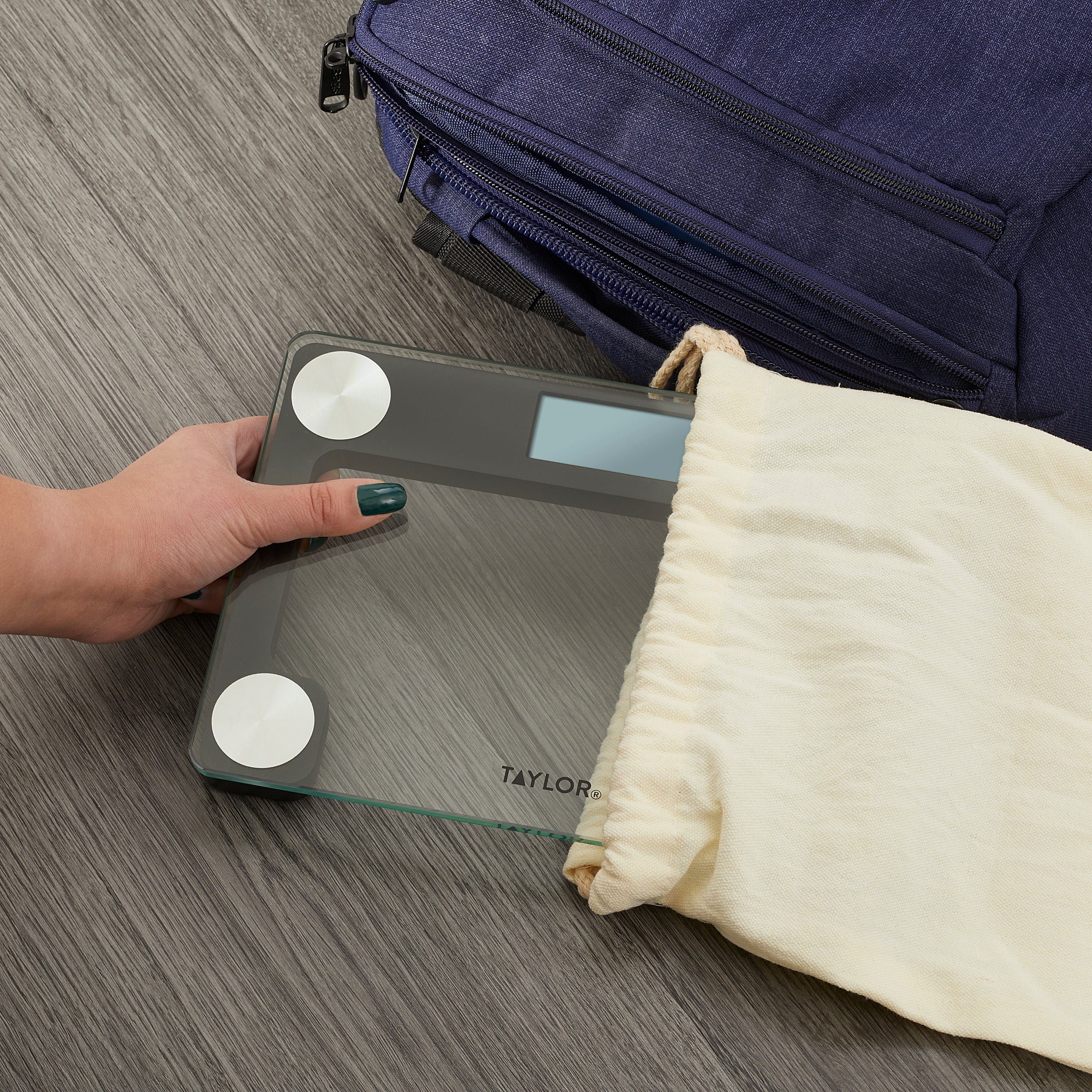 Home 30 Digital Compact Scale with Travel/Storage Tote