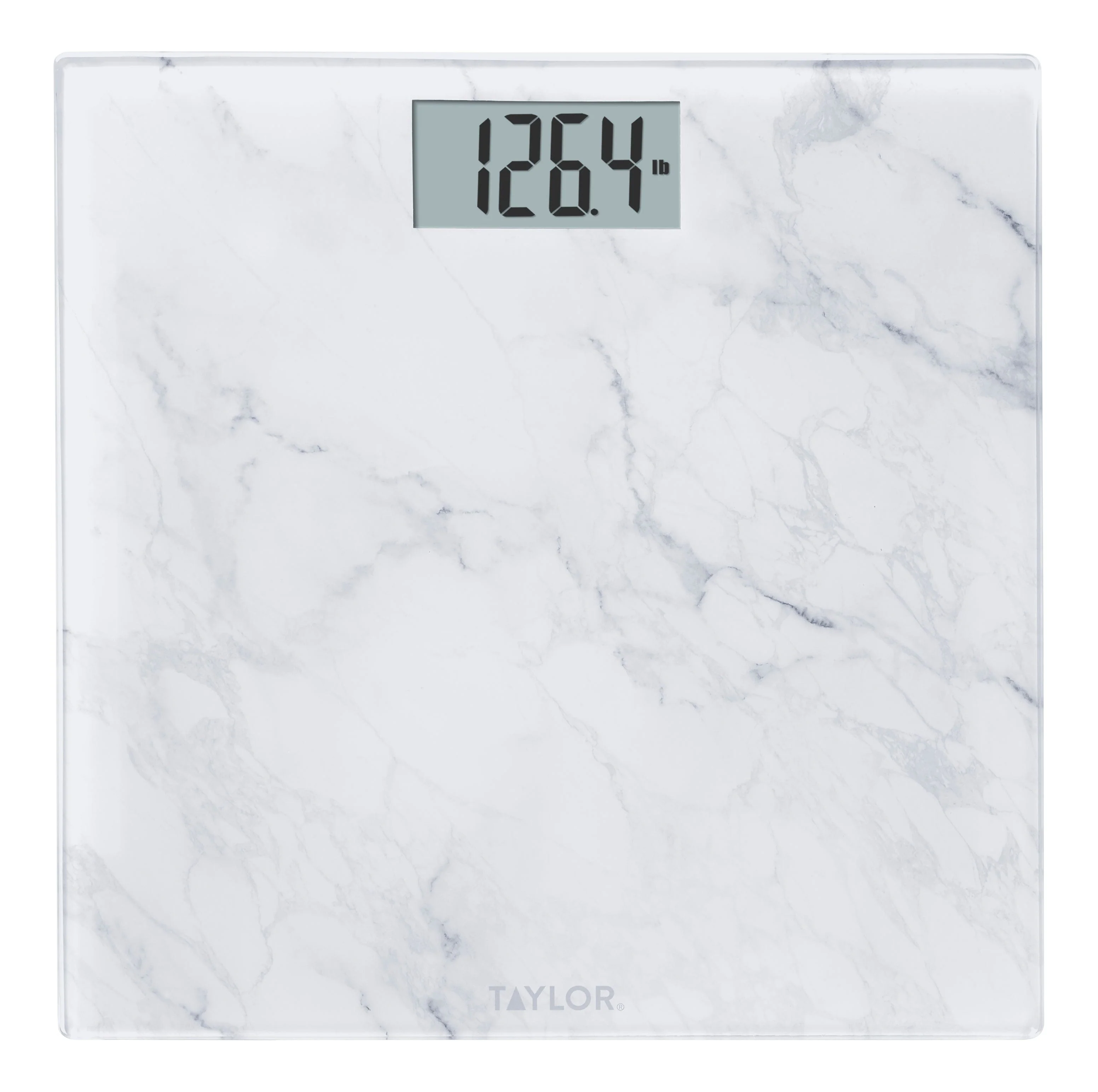Digital Glass Scale with Photoreal Marble Design