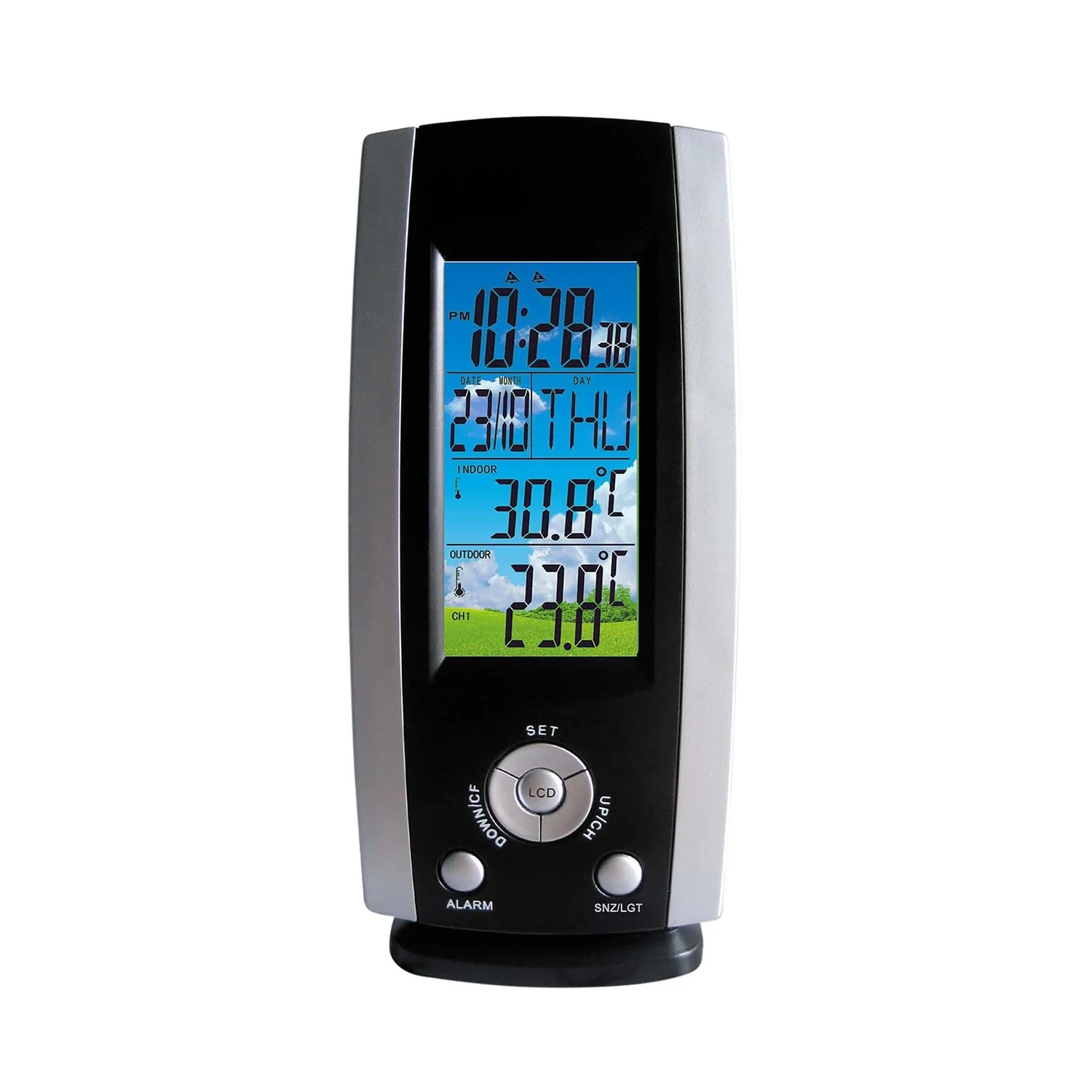 3 Channel Wireless Weather Station with Clock