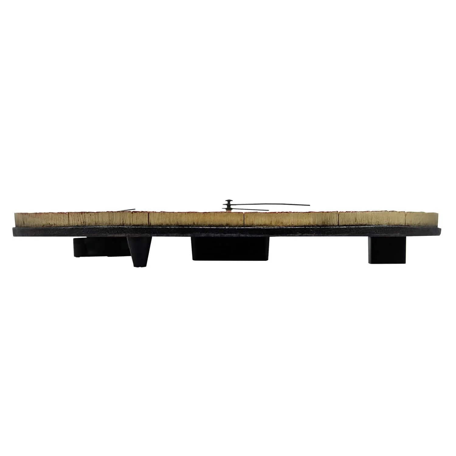 14" Bourbon Barrel Clock with Thermometer