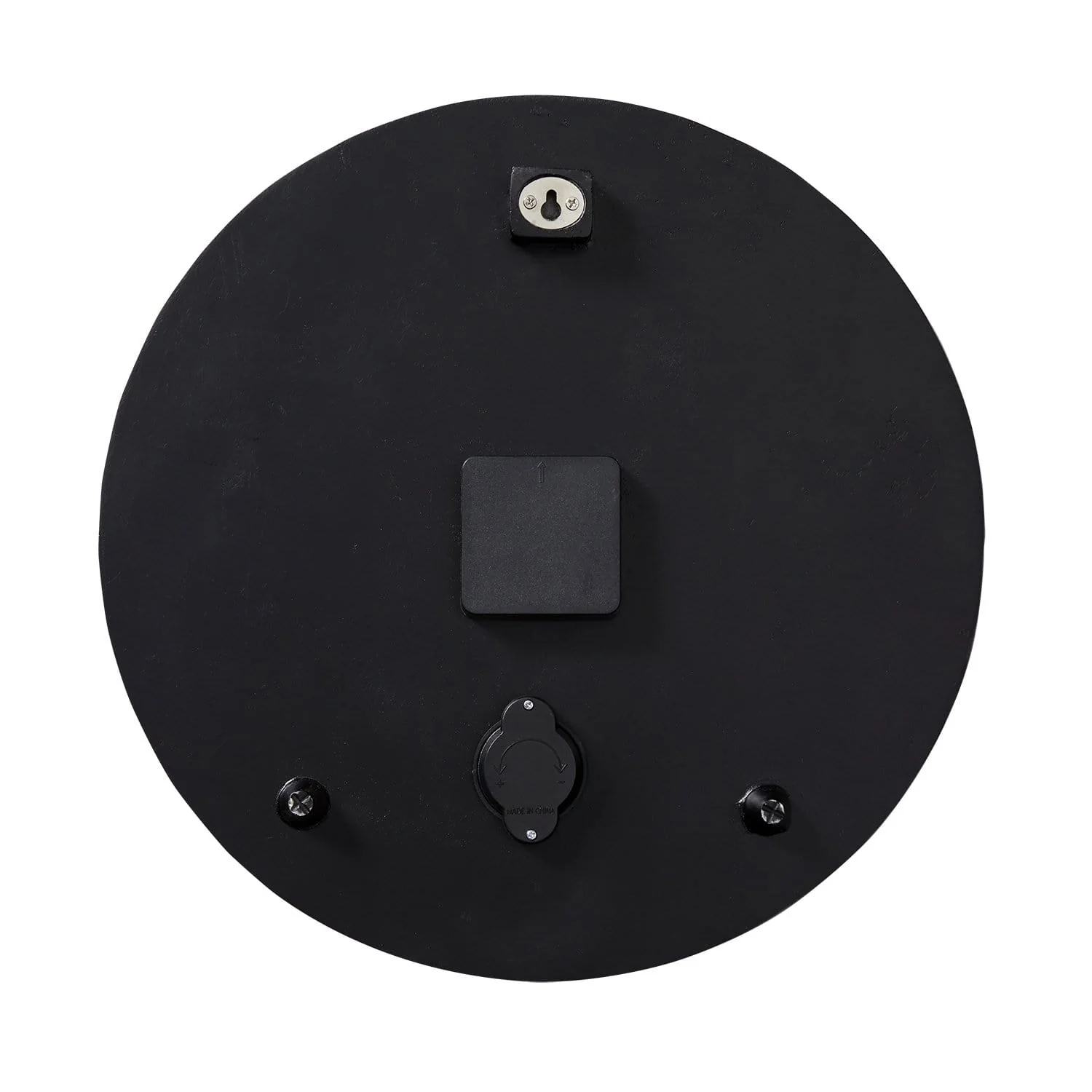 14" Galaxy Glow in the Dark Clock with Thermometer