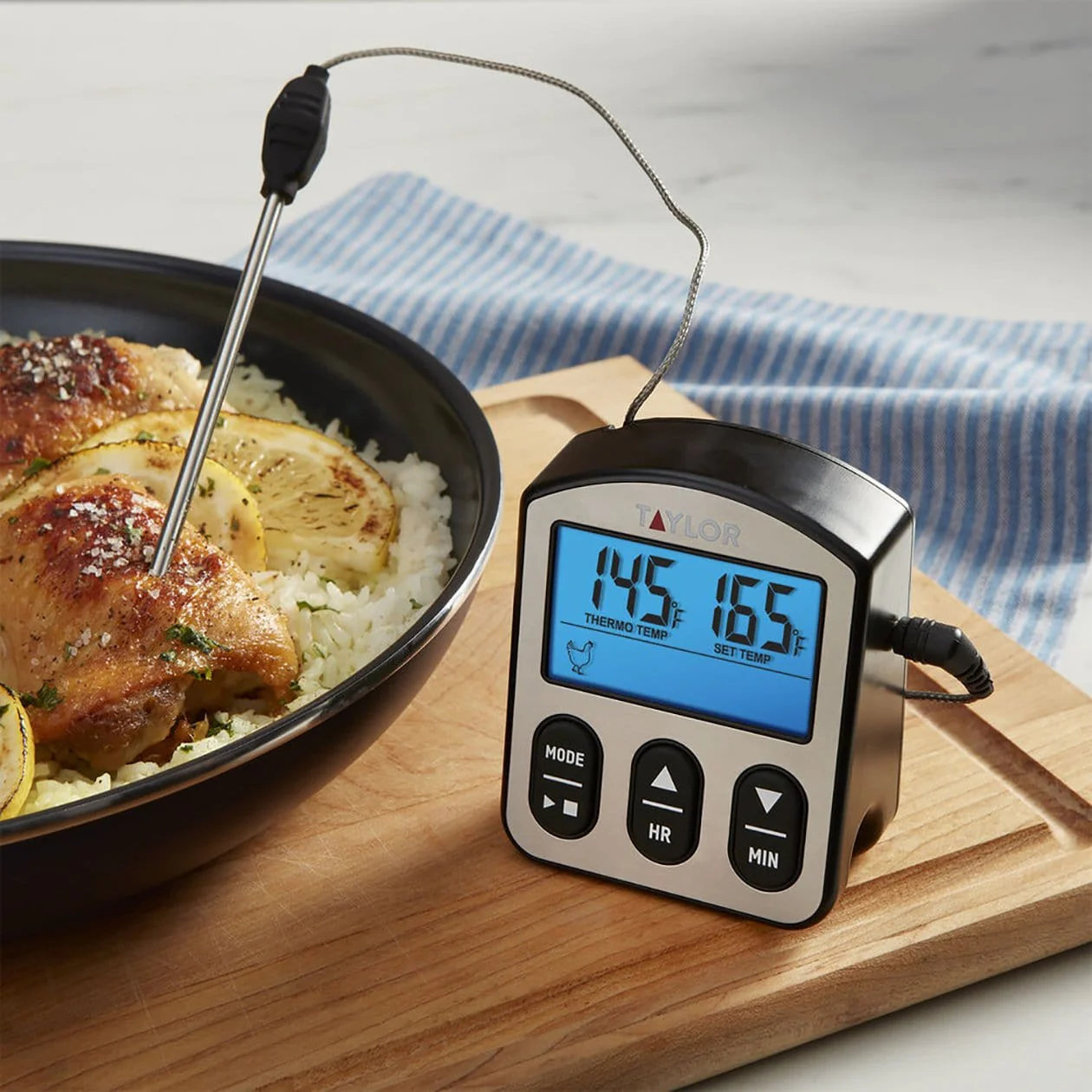 Pre-Set Wired Probe Thermometer