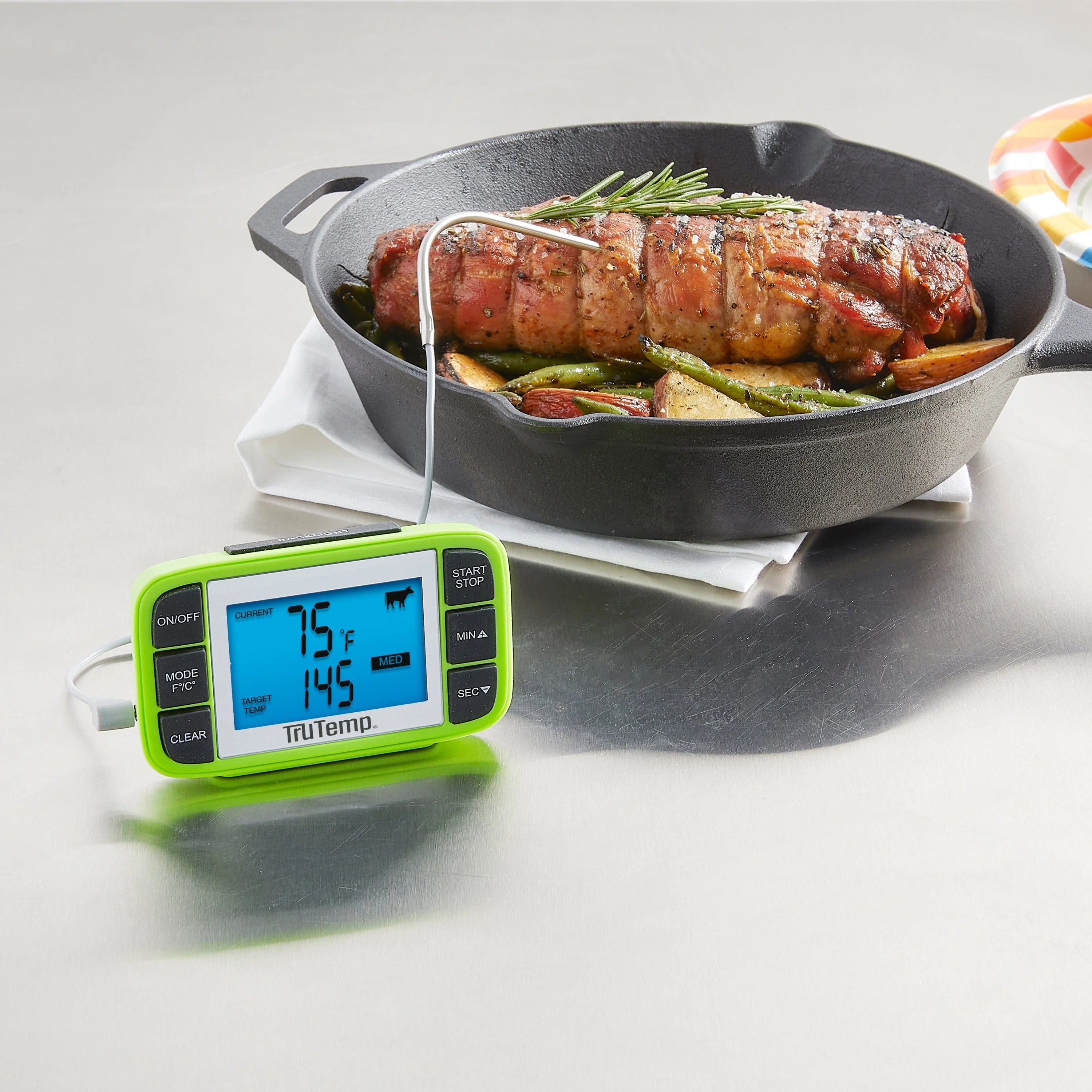 TruTemp Wired Probe Programmable Thermometer with Presets
