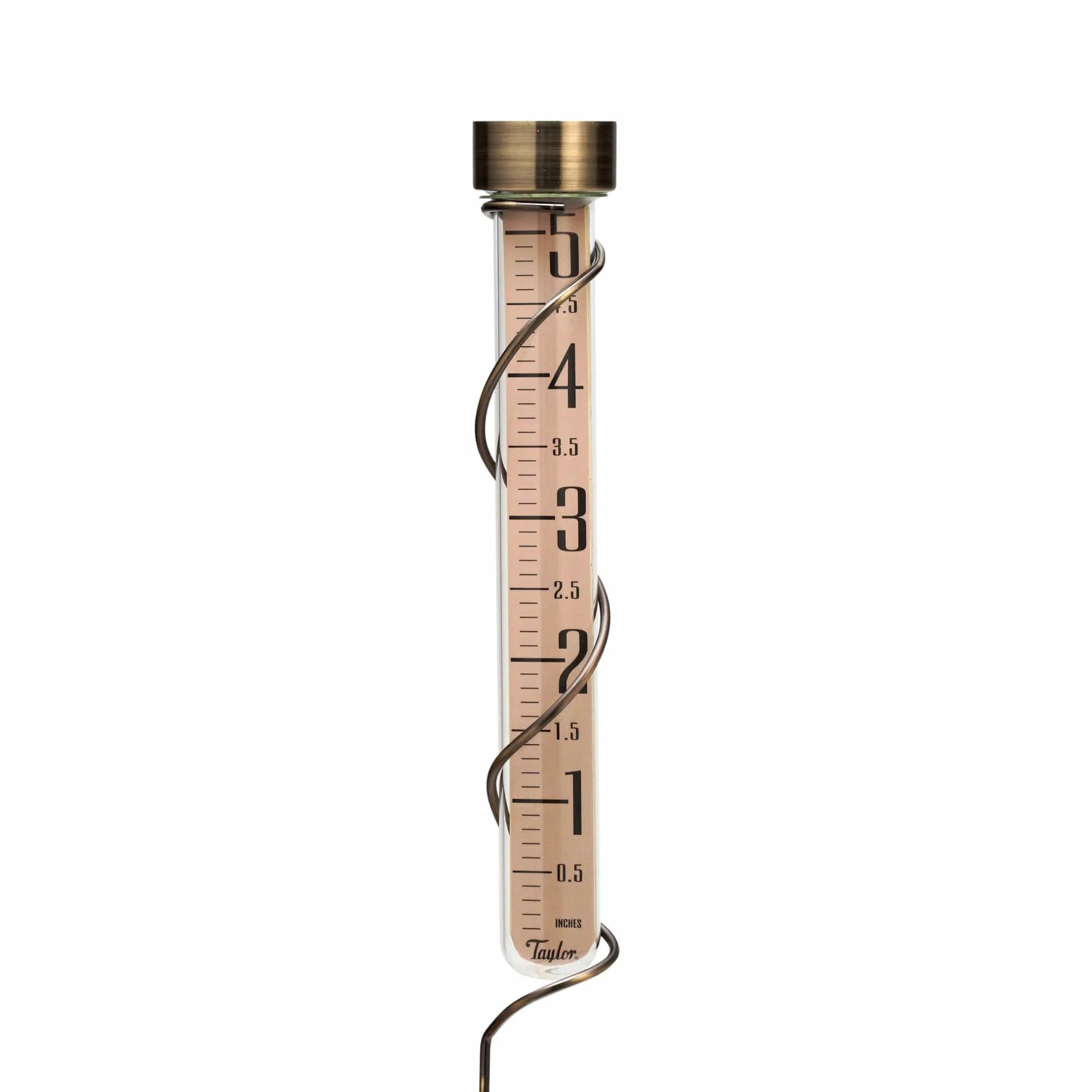 27" Tall Glass Rain Gauge