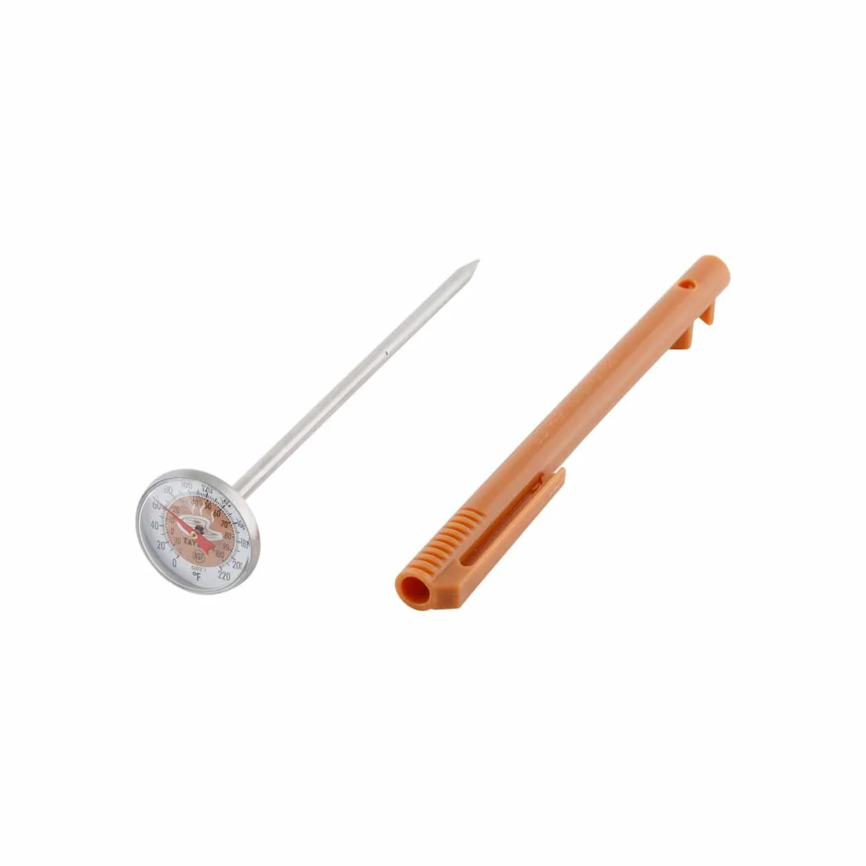 1" Dial Instant Read Cross-Contamination Thermometer, Cooked Meat