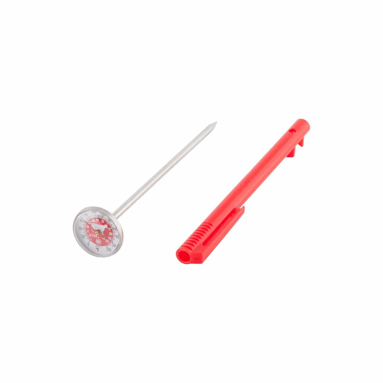 1" Dial Instant Read Cross-Contamination Thermometer, Raw Meat