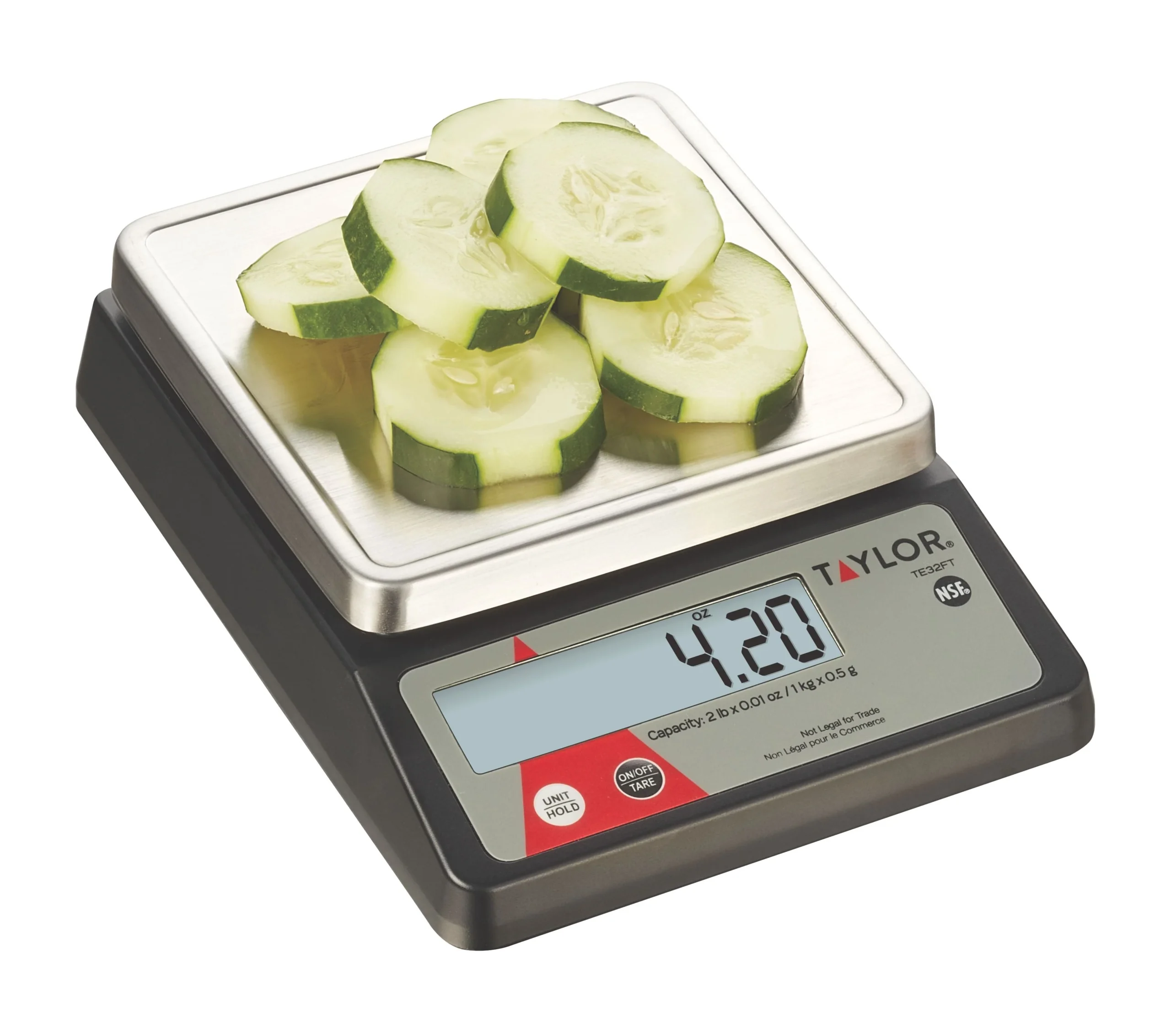 Commercial Compact Digital Portion Control Scale, 32 oz Capacity