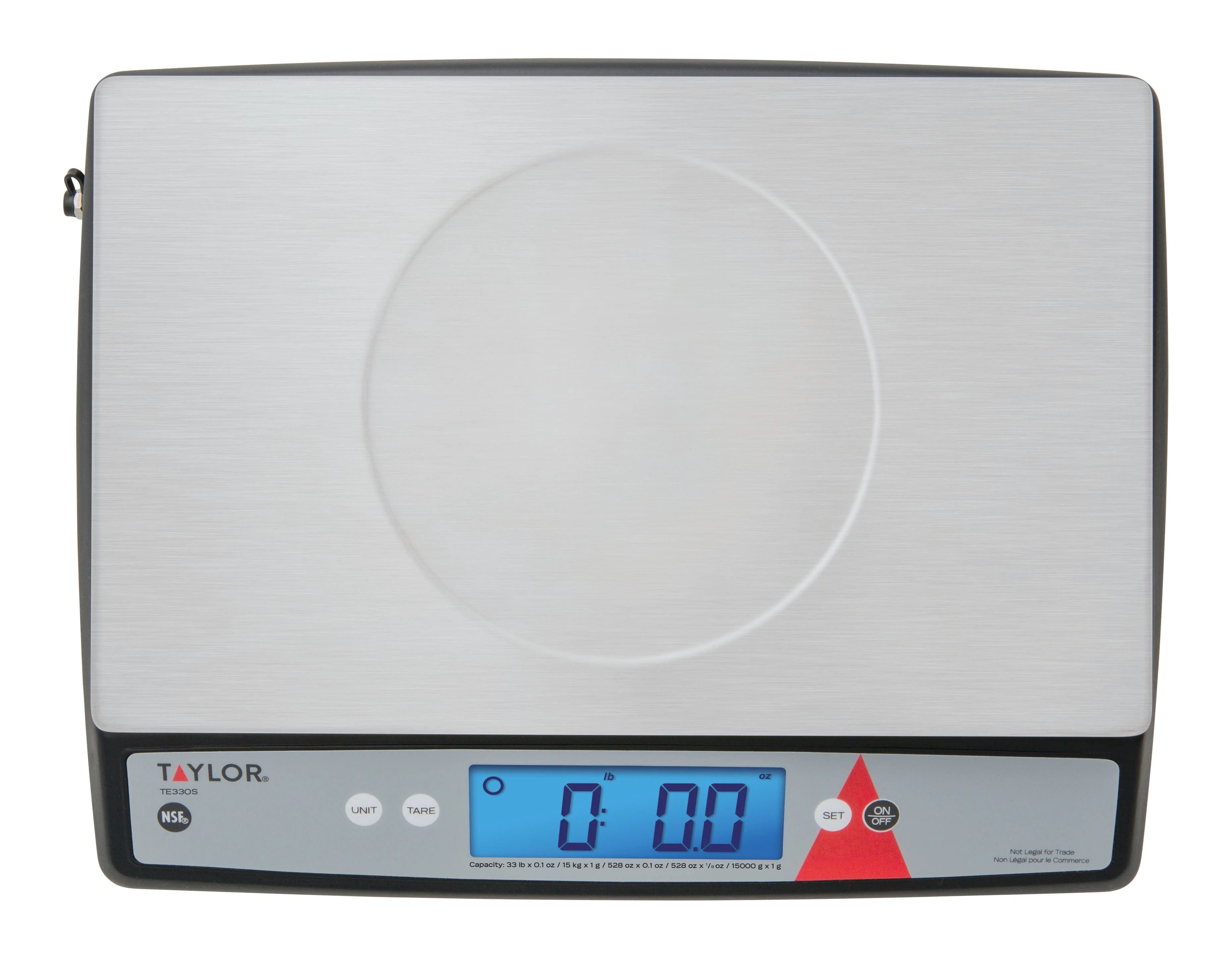 Commercial Digital Portion Control Scale with Oversized Platform,  33lb Capacity