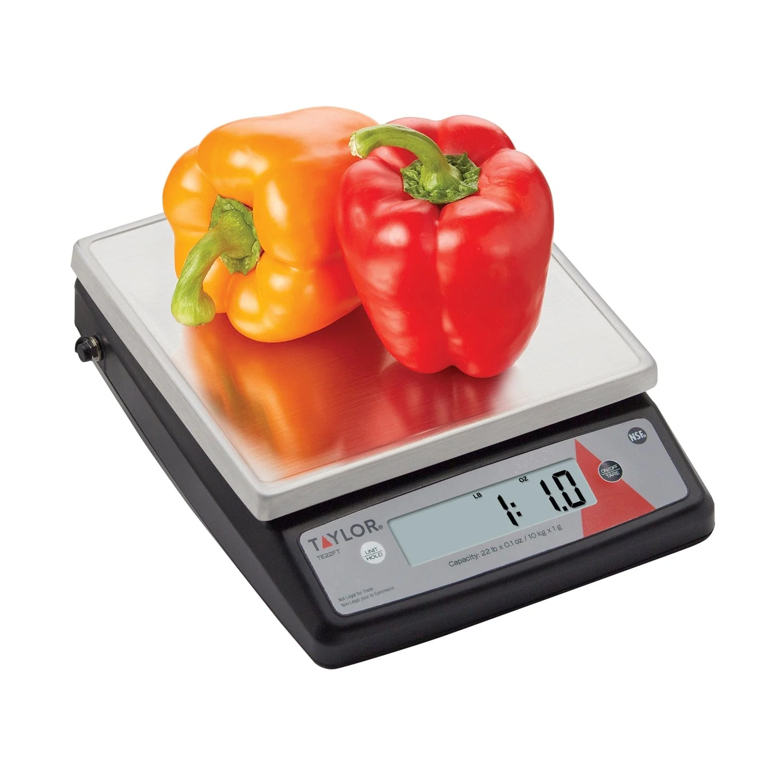Commercial Digital Portion Control Scale, 22 lb Capacity