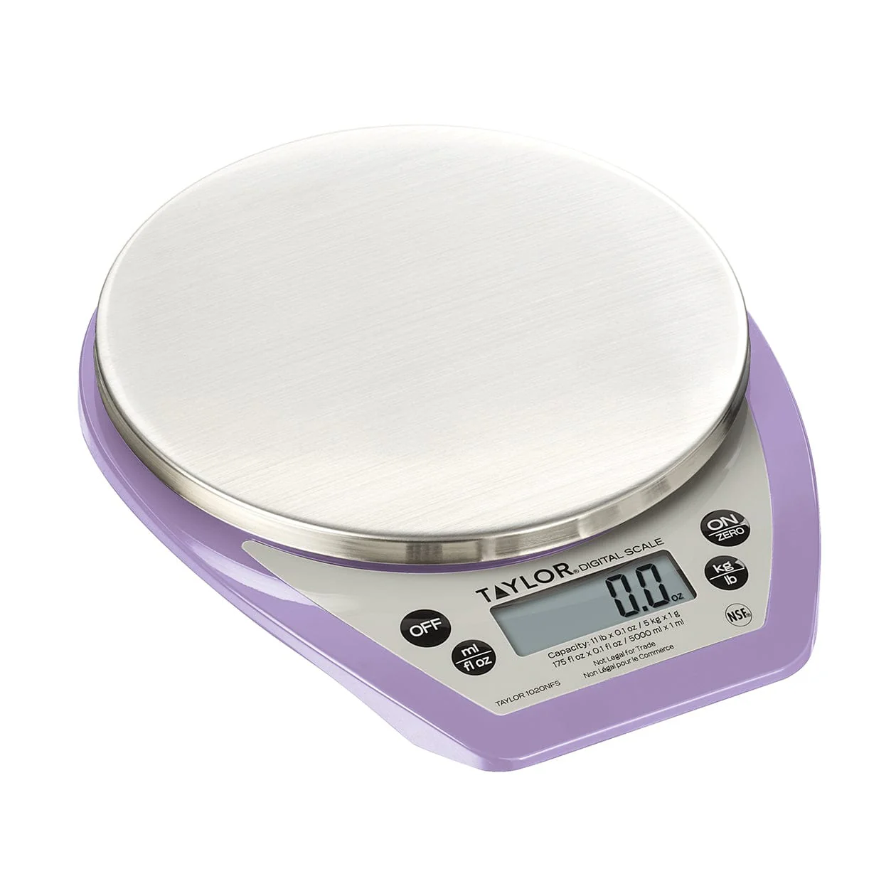 Compact 11lb Digital Kitchen Scale, Allergen Safety