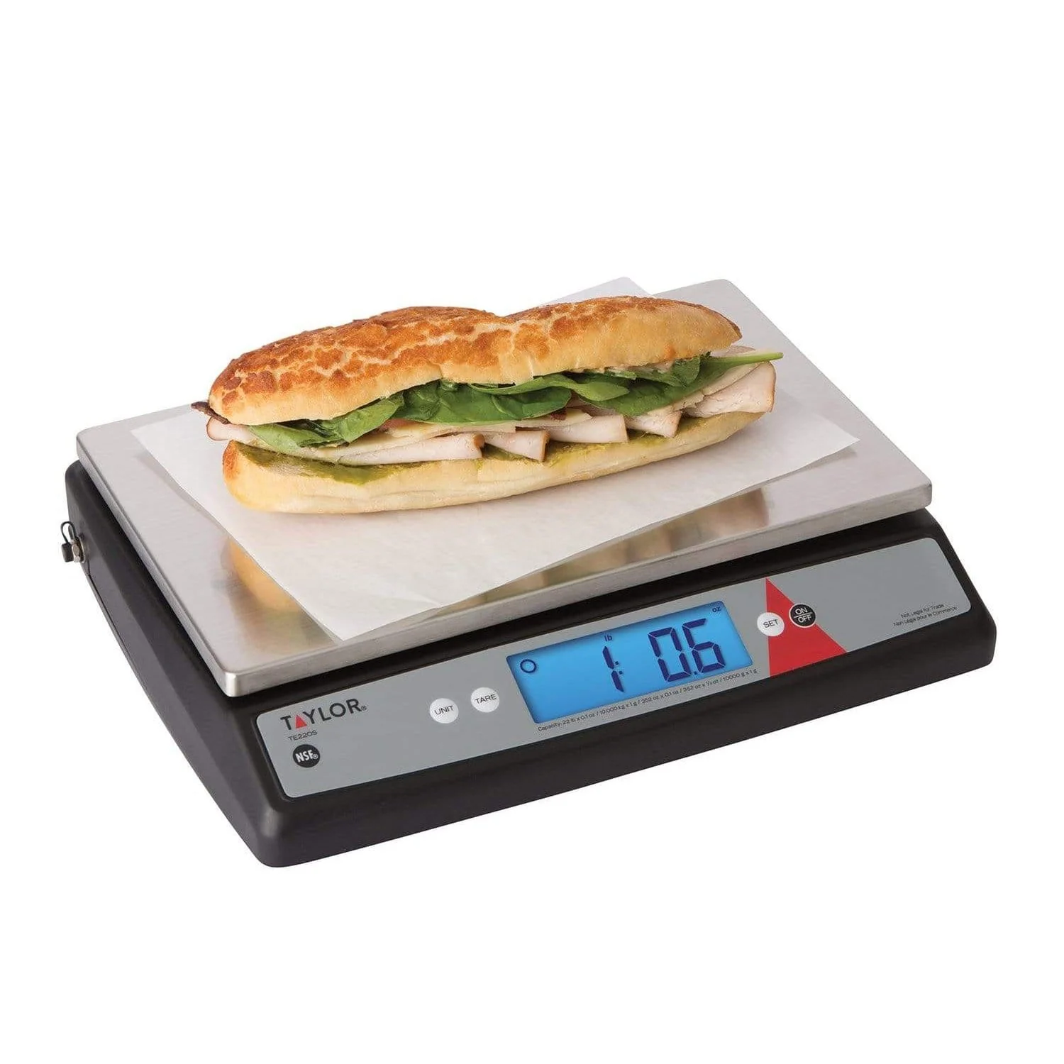 Digital Portion Control Kitchen Scale with Oversized Platform