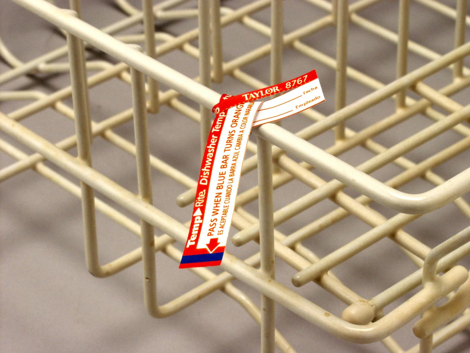 Dishwasher Test Label, 180°F /82°C 2 Dishwasher Test Label, 180°F /82°C