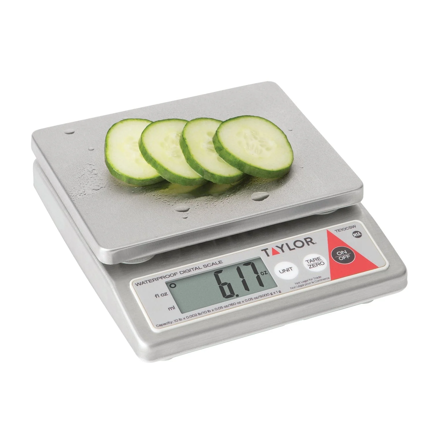 Waterproof Portion Control Scale, 10 lb Capacity