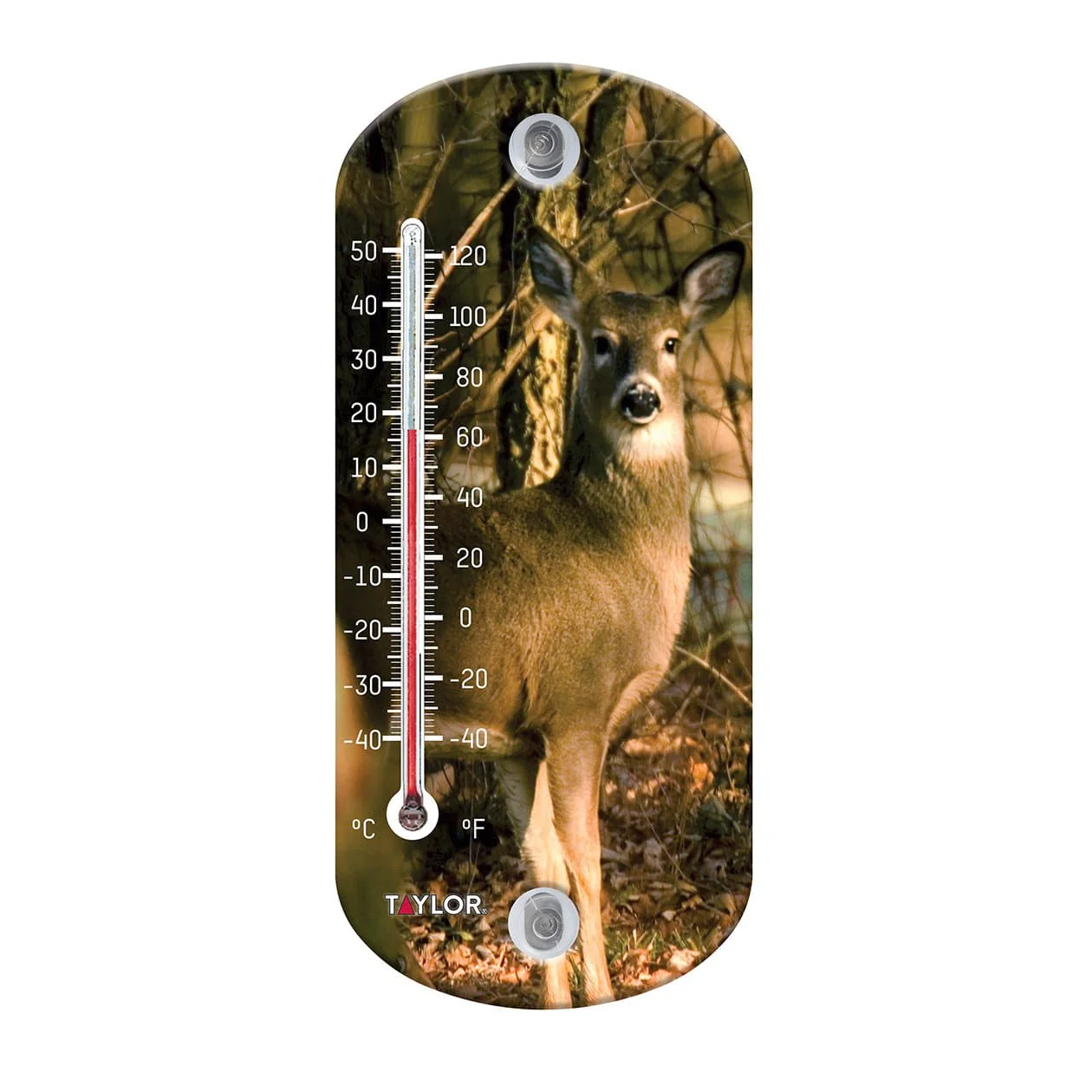 8" Deer Suction Cup Thermometer