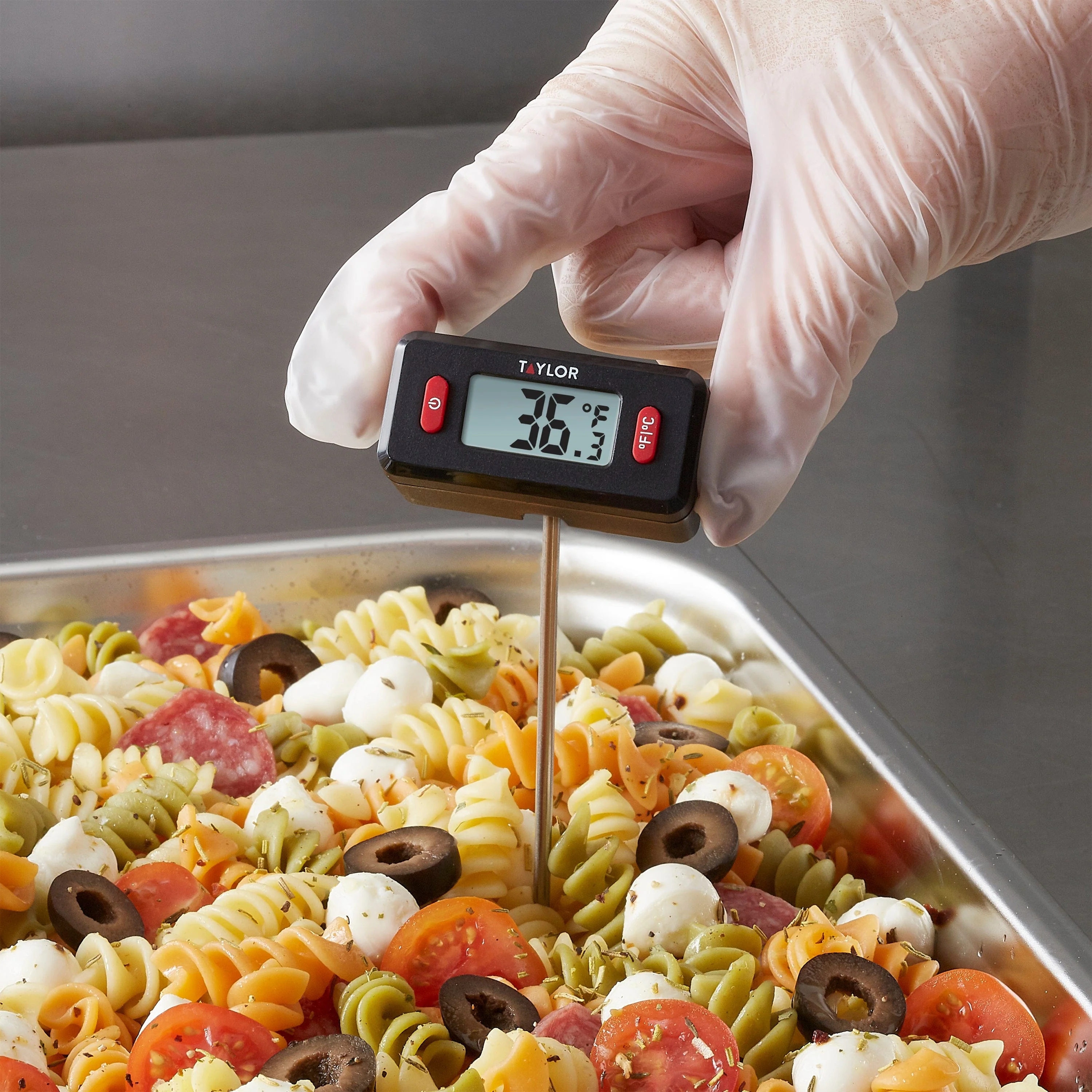 Home 28 Pivoting Display Digital Thermometer